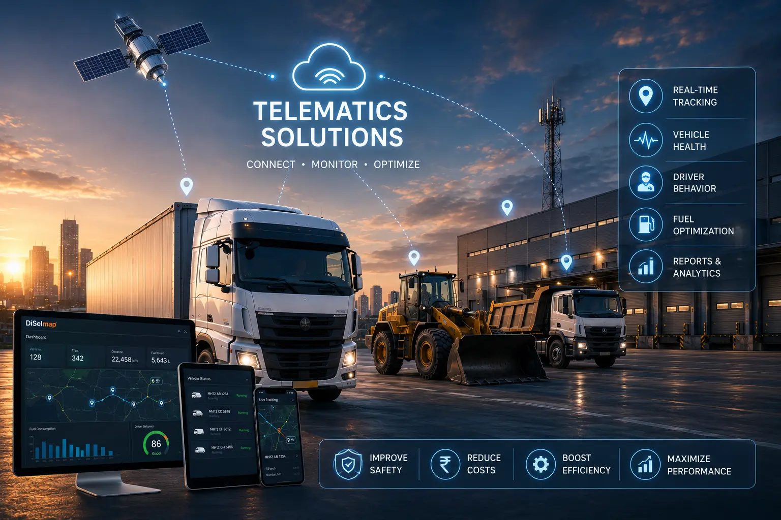 Fleet telematics solutions for connected vehicles
