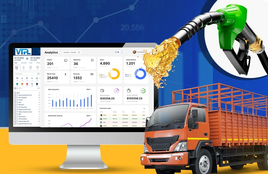 Fleet management system Dashboard