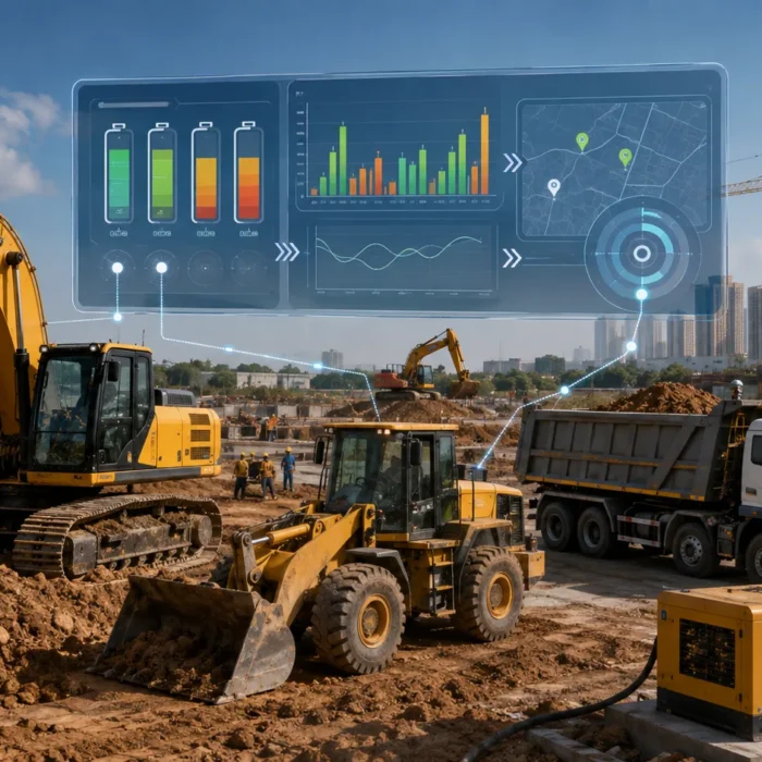 Diesel consumption monitoring for construction fleets in India