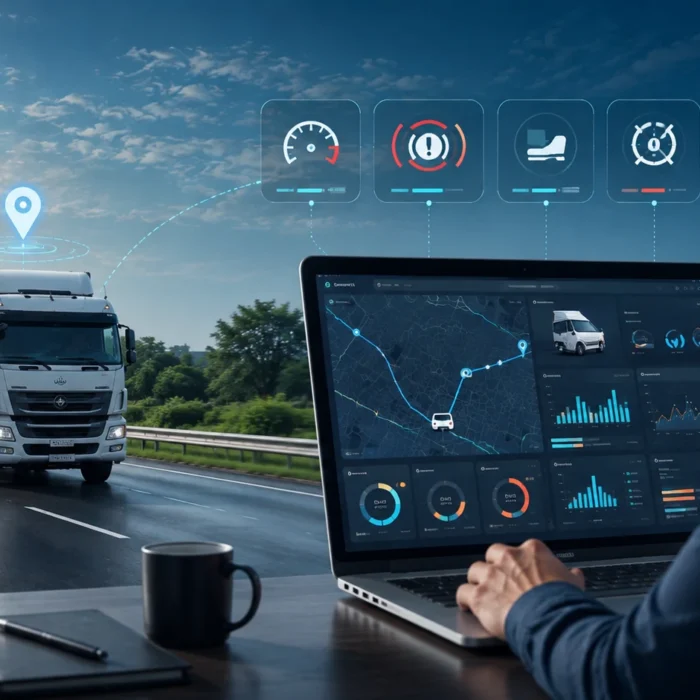 Driver behavior monitoring system for fleet safety and performance