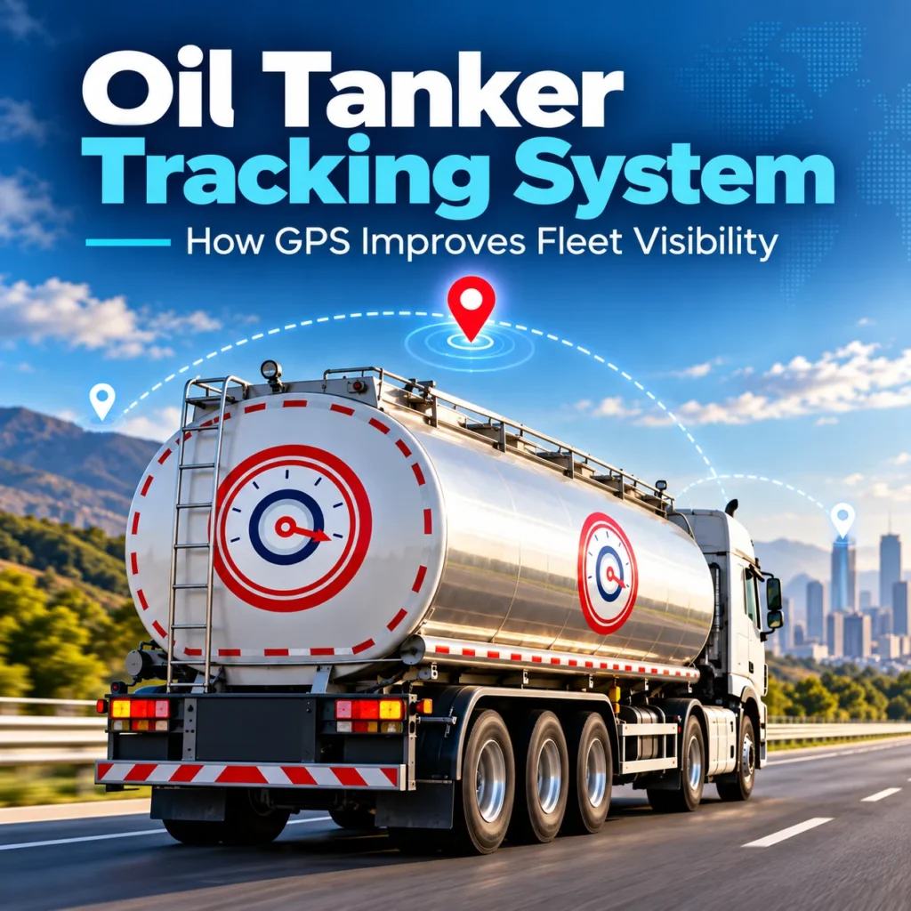 Oil tanker tracking system with GPS location monitoring and fleet visibility