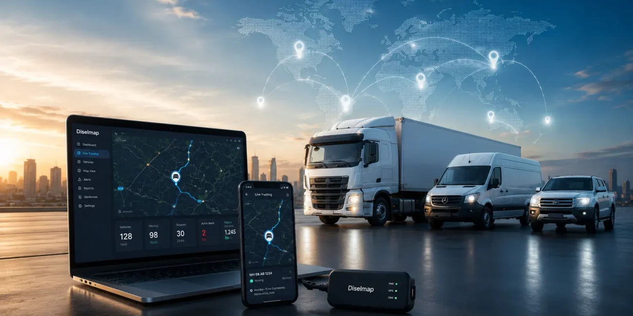 GPS tracking and telematics for fleet management